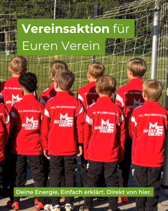 Kinder mit Jacken an mit Mucker Energy als Sponsor