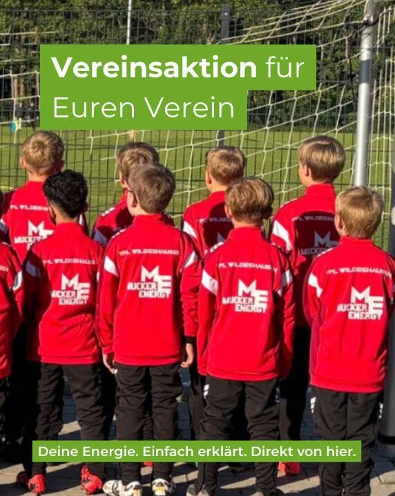 Kinder mit Jacken an mit Mucker Energy als Sponsor